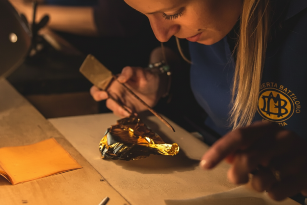 Golden Leaf Gilding Workshop in Venice