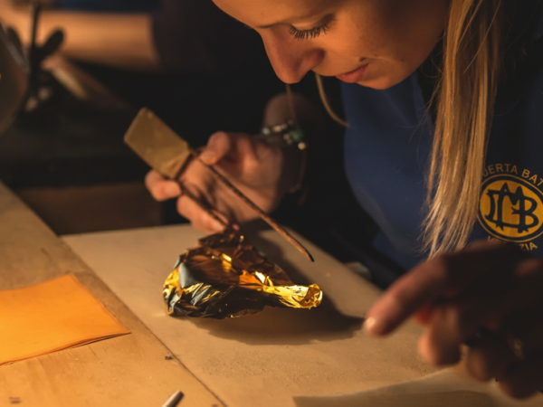 Golden Leaf Gilding Workshop in Venice